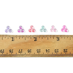 45 g runde Saatperlen-Perlen aus transparentem Glas in zwei Farben&nbsp;SEED-FS0001-32