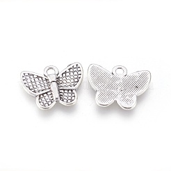 Tibetischer stil Aluminium Anhänger & Charms&nbsp;TIBEP-C094-AS-LF