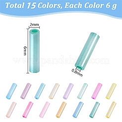 90 g 15 Farben Glas rund Signalhorn&nbsp;GLAA-PH0003-19