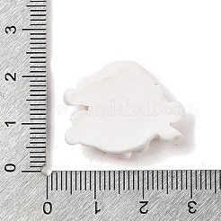 Weihnachtshasen Motiv opake Decoden Cabochons aus Kunstharz&nbsp;RESI-S397-01H
