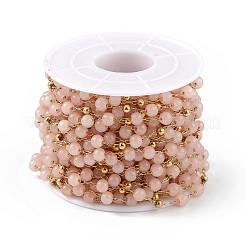 Runde Perlenkette aus gefärbter natürlicher Jade&nbsp;CHS-C006-01B