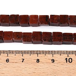 Rosso naturale perline di diaspro fili&nbsp;G-T139-6x6-12A