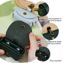 Marsupi porta fedi nuziali in pelle PU per animali domestici&nbsp;AJEW-WH0270-935A