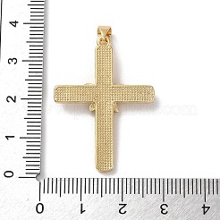Pendentifs avec zircon cubiques à micro-pavés en laiton&nbsp;KK-A212-08B-G