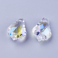 Facettierten Glas-Anhänger&nbsp;GLAA-F068-C27-01