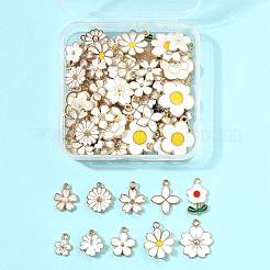 76pcs 19 styles de pendentifs en émail en alliage&nbsp;ENAM-FS0004-23