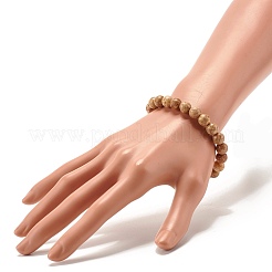 Bracelet extensible de perles rondes en pierre maifanite / maifan naturelle teintée de 8.5 mm pour fille femme&nbsp;BJEW-JB07178