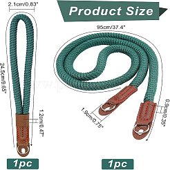 2 Stück 2 Stile Nylon-Kamera-Halsgurte und Armbandgurte&nbsp;AJEW-NB0003-56B