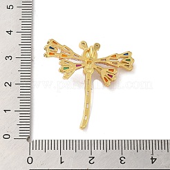 Pendenti in zirconi cubici trasparenti in micro pavè di ottone&nbsp;FIND-Z041-15B