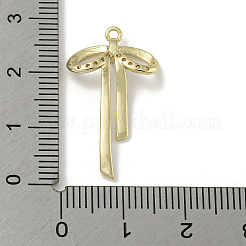 Pendente in ottone con micro pavé di zirconi cubici s&nbsp;LS-ZIRC-R020-01G
