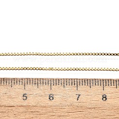 Colliers chaîne en laiton plaqué longue durée&nbsp;X-NJEW-K112-03G-NF