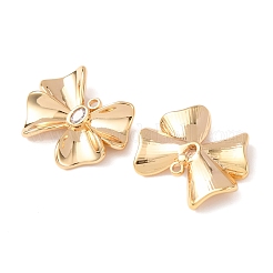 Micro ottone spianare cubic zirconia ciondolo&nbsp;KK-A284-01G