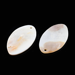 Pendentifs de coquillages d'eau douce naturelle&nbsp;SHEL-N026-214C-B01