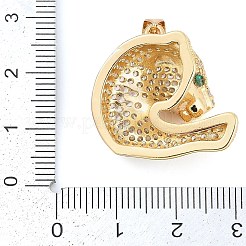 Ottone micro spianare pendenti zirconi&nbsp;KK-M307-01G