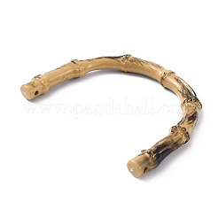 Anses de sac en forme de U en plastique imitation bambou&nbsp;LS-FIND-WH0010-28B