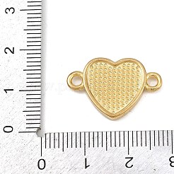 Messing Emaille Hug Me Herz Verbinder Verbinder Charms&nbsp;KK-L251-08G-02