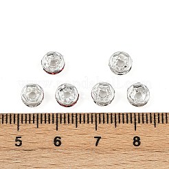 Grado de latón un Diamante de imitación entrepieza de abalorios&nbsp;RB-A014-Z6mm-S