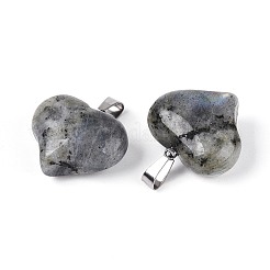 Natur Labradorit Anhänger&nbsp;G-N361-01P-02