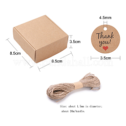 35 Stück Faltschachteln aus Kraftpapier&nbsp;CON-CJ0001-19