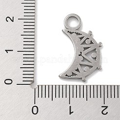 Pendentifs en acier inoxydable 304 anti-ternissement&nbsp;STAS-D197-12P