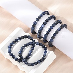 Bracciali di perline tratto sodalite naturale&nbsp;X-BJEW-F203-05