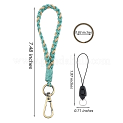 2 pièces boho macramé bracelet porte-clés porte-clés&nbsp;KEYC-SW00004-06