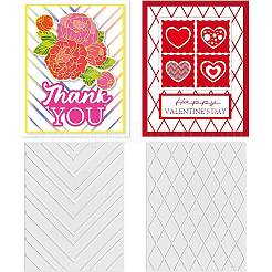 2 Stück 2 Stile Kohlenstoffstahl Heißfolienplatte Metallstempel&nbsp;DIY-BC0005-61