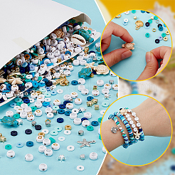 DIY-Schmuckherstellungssets im Ozean-Stil&nbsp;DIY-PH0023-80