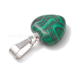 Herzanhänger aus natürlichen und synthetischen Edelsteinen&nbsp;PALLOY-JF04955-02