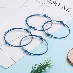 Coreano poliestere cavo di realizzazione di braccialetti cerato&nbsp;AJEW-JB00011-13