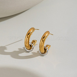Pendientes de acero inoxidable 304 para mujer&nbsp;XF9628
