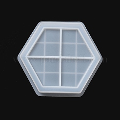 Moules de dessous de verre en silicone bricolage&nbsp;DIY-G079-18C