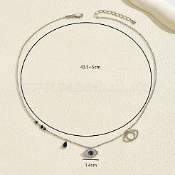 Collana con pendente da donna in ottone con micro pavé di zirconi cubici&nbsp;ZL4013