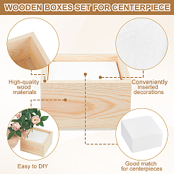 12 Stück Holzverpackungsboxen&nbsp;DIY-GA0009-81