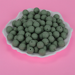 Perles focales rondes en silicone&nbsp;SI-JX0046A-104