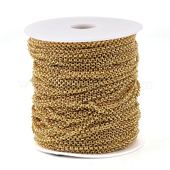 Chaînes rolo en fer recouvert de laiton soudé&nbsp;CH-S125-08B-G