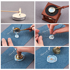 Vintage Retro Papierumschlag im westlichen Stil&nbsp;DIY-CP0002-48