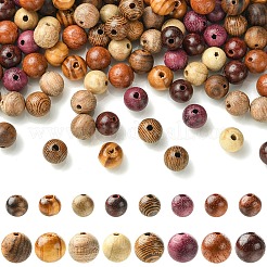 240pcs 8 Farben Holzperlen&nbsp;WOOD-YW0001-89