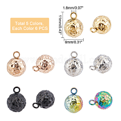 30 Stück 5 Farben Ionenbeschichtung (IP) 304 Edelstahl Charms&nbsp;STAS-DC0001-09