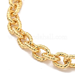 Bracelets à chaîne torsadée en laiton pour femmes&nbsp;BJEW-G703-05G