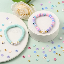 DIY bunte Fimo Perlen Schmuckherstellung Kit&nbsp;DIY-FS0002-13