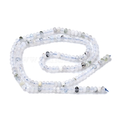 Hebras de cuentas de turmalina blanca natural&nbsp;G-L651-B05-4x2mm-01
