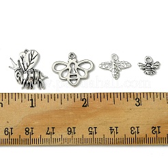 40 pièces 4 styles pendentifs en alliage de style tibétain&nbsp;TIBEP-FS0001-16