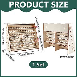 Holzfarbe Organizer steht&nbsp;ODIS-WH0038-174A