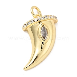 Ottone micro spianare pendenti zirconi&nbsp;KK-E015-29G
