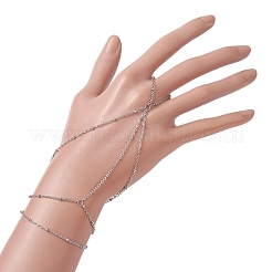 Ringarmbänder aus 304 Edelstahl&nbsp;BJEW-JB11486-02
