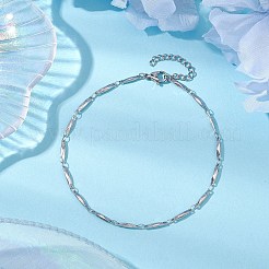 Fußkettchen aus Gliederkette aus 304 Edelstahl für Damen&nbsp;AJEW-AN00622