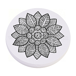 Painting Paper, Calligraphy Paper, Round, White, 25x0.03cm