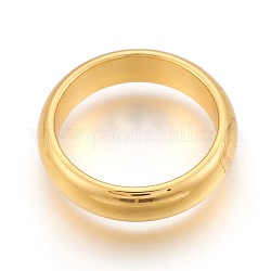 Anelli di ematite sintetica non magnetica elettrolitici, oro placcato, formato: 11, 20mm