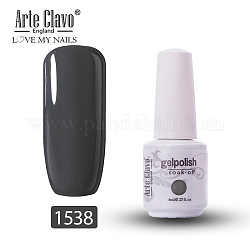 8ml de gel especial para uñas, para estampado de uñas estampado, kit de inicio de manicura barniz, gris pizarra oscuro, botella: 25x66 mm